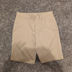 Men's flat front khaki shorts